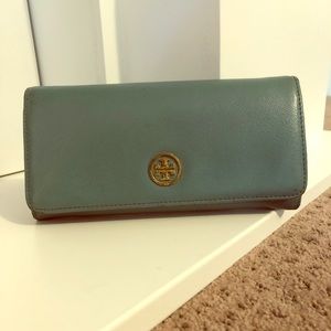 PRICE DROP! Tory Burch Teal Wallet